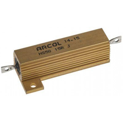 Resistencia Potencia 15R 50W 5% Metalica SR