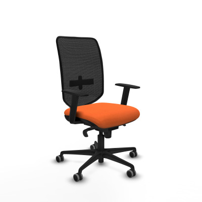 Ossa eco sincro bali naranja brazos 1D base nailon ruedas 65mm engomadas
