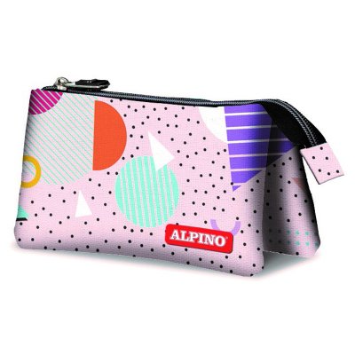 UA000162 caja de lápices Estuche suave Negro, Naranja, Rosa, Púrpura, Rojo, Turquesa, Violeta