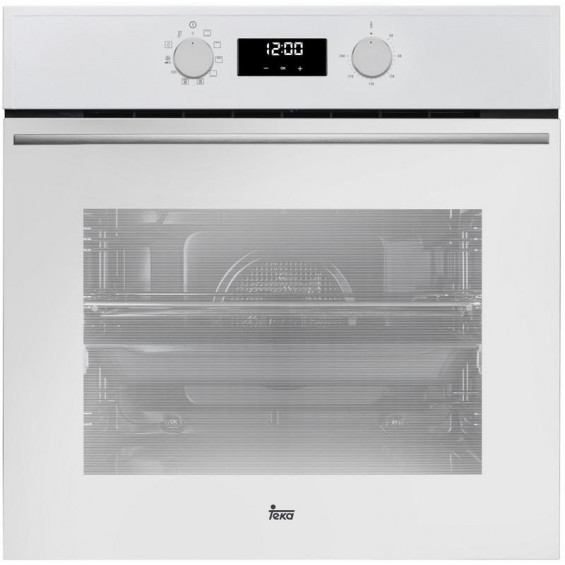 Horno multifunción Teka HSB 630 WH, 70 litros, 8 funciones, HydroClean PRO, Touch Control, guía telescópica, clase A+, blanco