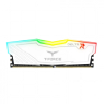 DDR4 TEAMGROUP T-FORCE DELTA RGB 16GB X1 3200 BLANCO