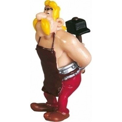 Figura plastoy asterix & obelix herrero esautomatix pvc