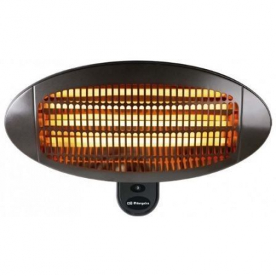 ESTUFA ELÉCTRICA PARA EXTERIOR ORBEGOZO PHF-26 - 2000W - 3 NIVELES DE TEMPERATURA - REJILLA DE SEGURIDAD - HASTA 3M ALCANCE