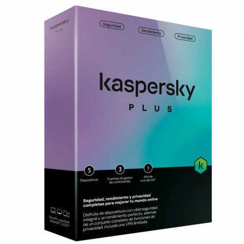 Kaspersky Plus 5 Usuarios 1 Año
