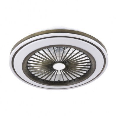 Ventilador pruga 80w 3000 - 4000 - 6000k 6915lm cuero 19x48d c - c.remoto+memoria+reg.intensidad+temporizador