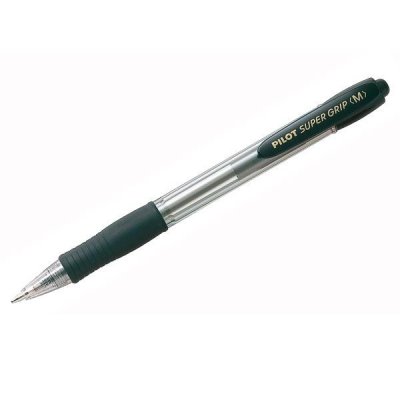 Bolígrafo de Tinta de Aceite Retráctil Pilot Super Grip M/ Negro