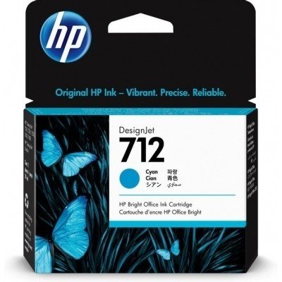 HP 712 29-ML CYAN DESIGNJET INK CARTRID GE
