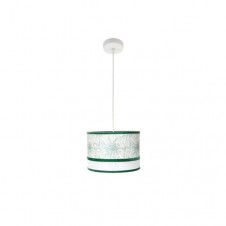 Colgante Caledonia 1xe27 Blanco/verde Regx30x30cm