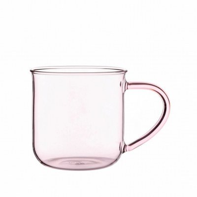 Taza vidrio viva scandinavia minima eva 400ml pink