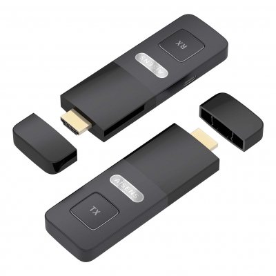AISENS - HDMI INALAMBRICO 1080P 30M, NEGRO