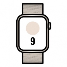 Apple Watch Series 9/ GPS/ 41mm/ Caja de Aluminio Blanco Estrella/ Correa Deportiva Loop Blanco Estrella
