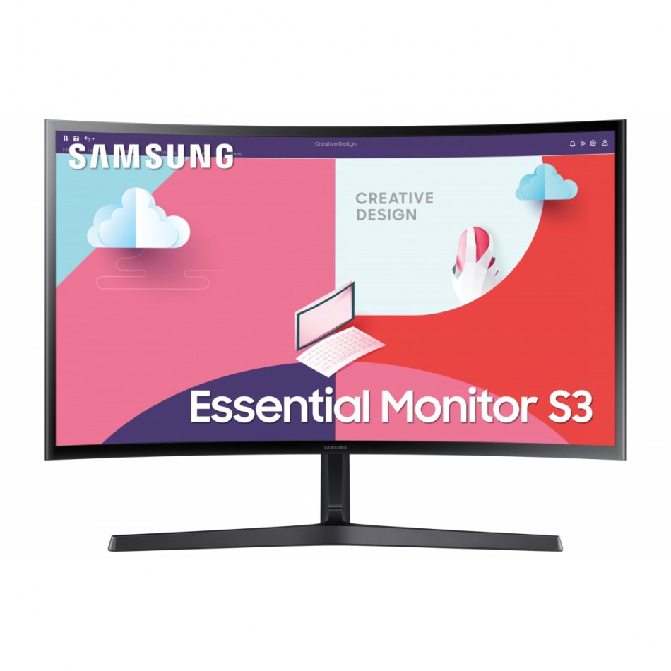 Monitor Samsung Essential S3 S36C LED display 61 cm 24\1 1920 x 1080 Pixeles Full HD Negro