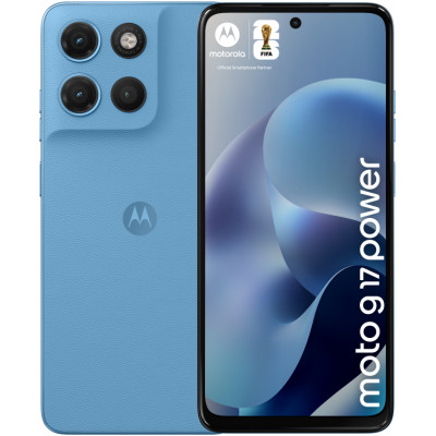 Motorola moto g17 power 17,1 cm (6.72) Ranura híbrida Dual SIM Android 15 USB Tipo C 4 GB 256 GB 6000 mAh Azul