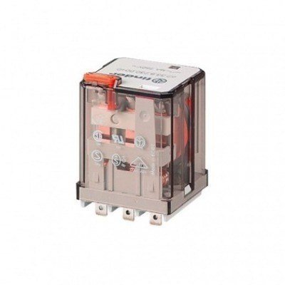 RELE 24Vdc 3Ctos Pulsador Prueba 16A/250Vac FINDER