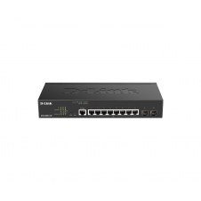 D-Link switch Gestionado L2/L3 (10/100/1000) Energ?a sobre Ethernet (PoE) 1U Negro