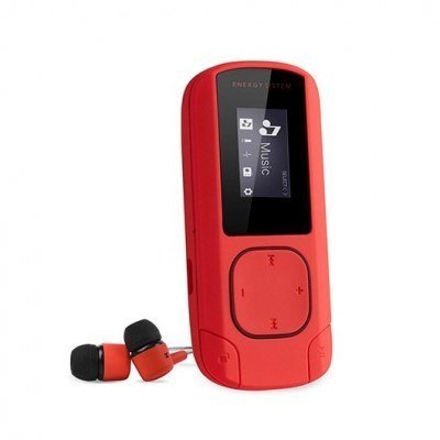 Reproductor mp3 energy sistem coral 8gb - clip - radio fm - micro sd