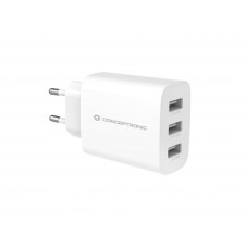 Conceptronic ALTHEA13W cargador de dispositivo móvil Universal Blanco Corriente alterna Interior