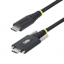 StarTech.com Cable de Carga USB-C de 2m con Fijación por Tornillo Lateral - Cable Cargador USB Tipo C - PD EPR 240W 5A - Cable Cargador USB 2.0 de Se