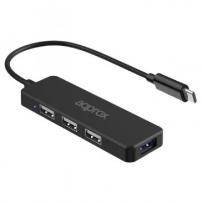 HUB USB-C APPROX APPC48v2 A 1xUSB-A 2.0 3xUSB-A 2.0