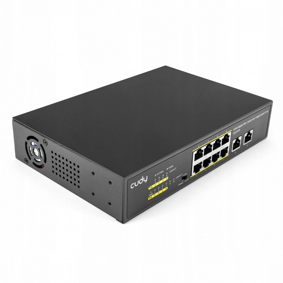 Cudy GS1010P Switch Gigabit PoE+ de 8