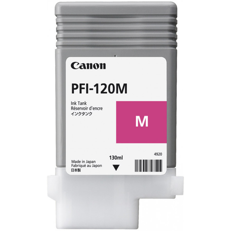 Cartucho tinta canon pfi - 120 m magenta