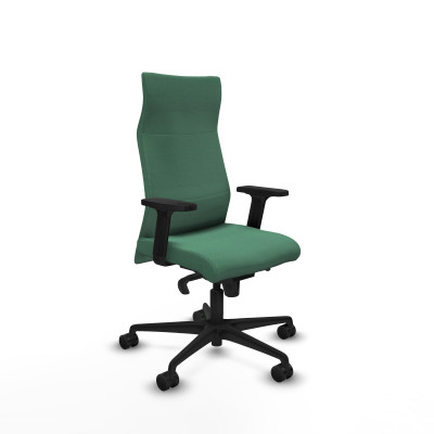 Albacete dirección sincro bali verde esmeralda brazos 2D base nailon ruedas 65 nailon