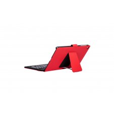 SilverHt Bookcase Wave Samsung Galaxy Tab A8 2022 10.5 Rojo + Teclado Bluetooth