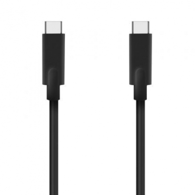 Cable USB 3.2 Tipo-C Aisens A107-0705 10GBPS 5A 100W/ USB Tipo-C Macho - USB Tipo-C Macho/ 3m/ Negro