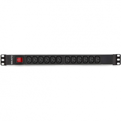 Regleta salicru para rack 19pulgadas sps pdu 12 tomas iec interruptor