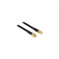 DeLOCK 88930 cable coaxial CFD200 0,9 m SMA Negro