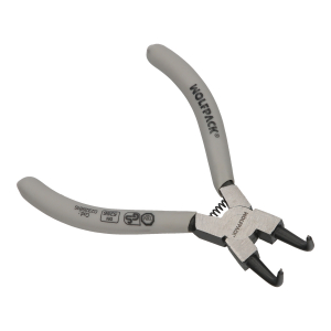 Alicates Arandelas Interiores Curvo 125 mm. Acero Din 5254. Anillos De Presion, Anillos De Retención, Arandelas Circlips