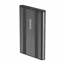 AISENS Caja Externa 2,5â?³ 9.5mm SATA a USB 3.0/USB3.1 Gen1, Gris