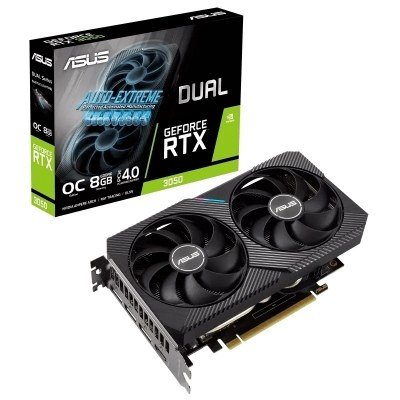 Tarjeta grafica asus nvidia dual rtx - 3050 - o8g 8gb gddr6 hdmi display port
