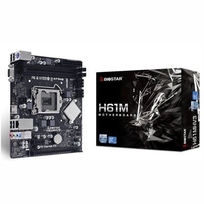 Placa base biostar h61mhv3 m - atx - 2x ddr3 - lga1155