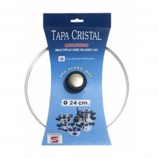 TAPA CRIS.ERSA 19005 C/VAL.ARO INOX 24CM 19005