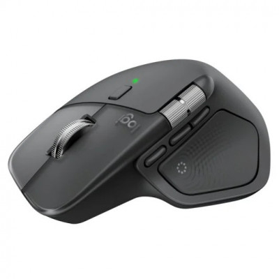 Logitech MX Master 4 Raton Inalambrico Avanzado - Sensor Darkfield 8K DPI - Desplazamiento MagSpeed 1000 Lineas por Segundo - Respuesta Haptica Personalizable Haptic Sense - Bluetooth y Logi Bolt - Co