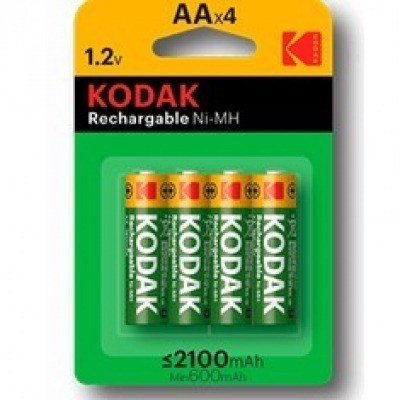 Blister pilas kodak recargables ni - mh aa lr6 2100 mah - blister 4 pilas