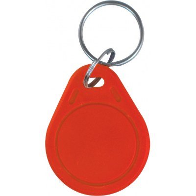 Llavero Proximidad RFID 125 KHz Numerado Rojo
