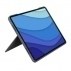 Funda Con Teclado Logitech Combo Touch Para Tablets Apple Ipad Pro 12.9 5 Gen/ Gris