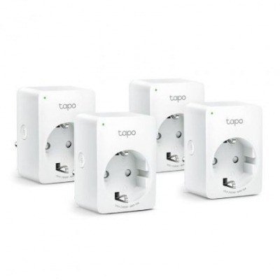 Enchufe WiFi Inteligente TP-Link Tapo P100/ Pack 4