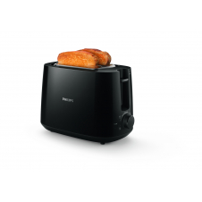 Philips Daily Collection HD2581/90 Tostadora: 2 rebanadas, ranura ancha, negro