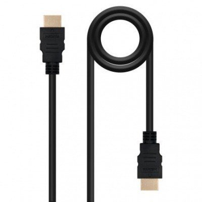 Cable HDMI Nanocable 10.15.1705/ HDMI Macho - HDMI Macho/ 5m/ Negro