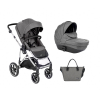 Carrito de bebé 2en1 con capazo rígido Thea Gris Oscuro
