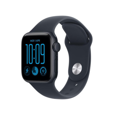 Smartwatch apple watch se 3 gps 40mm midnight aluminium case with navy blue sport band m - l