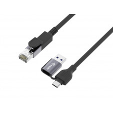 Equip 133104 cable de red Negro 5 m