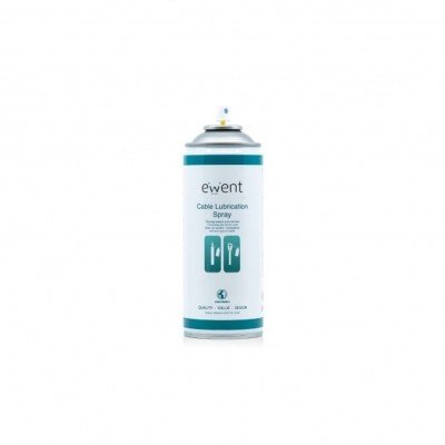 Limpiador ewent para lubricacion de cables 400ml - uso vertical