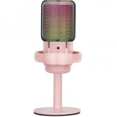 MICRÓFONO DE ESTUDIO PROFESIONAL MARS GAMING MMICSEP ROSA ADC 196KHz 24 bits USB-A/USB-C ILUMINACION