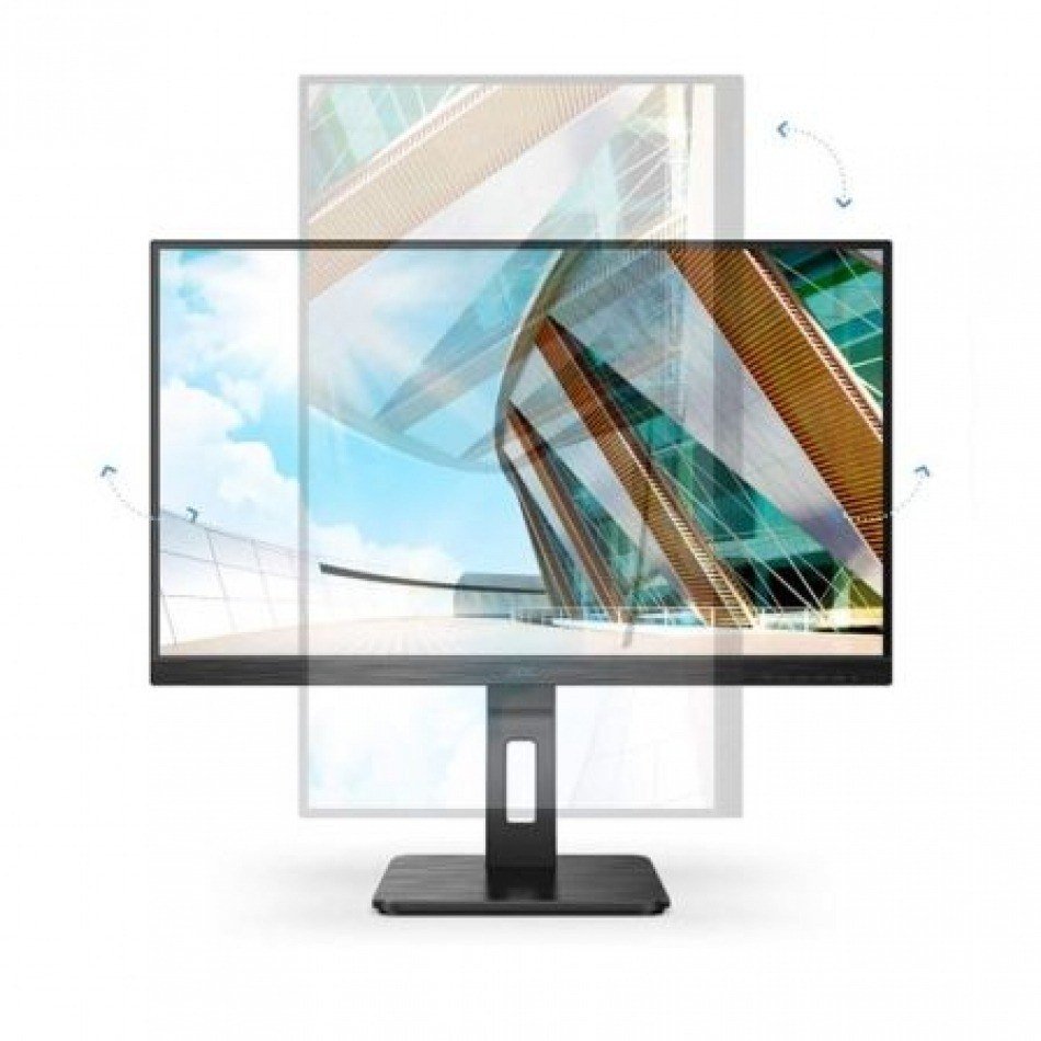 Monitor Profesional AOC 24P2C 23.8/ Full HD/ Multimedia/ Negro