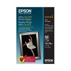 Papel Epson Ultra Glossy Photo Paper - 13x18cm - 50 Hojas C13S041944