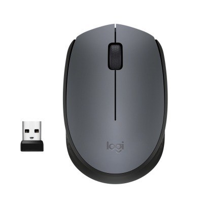 Logitech Raton Optico M170 Inalambrico Gris 910-004642